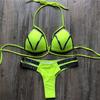 New Red Swimwear Push Up Swimsuit Women Biquini Padded Bathing Suit Gold Stamping Brazilian Bikini Set Thong Sexy Bikini