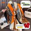 New Scarf Women's Spring and Autumn New Silk Scarf Strip with Coat Satin Large Long Scarf Shawl Korean Atmosphere