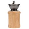 Coffee Grinder Manual Oak Stainless Steel Retro Ergonomic Crank Handle Conical Grinding   Portable Coffee Bean Grinder