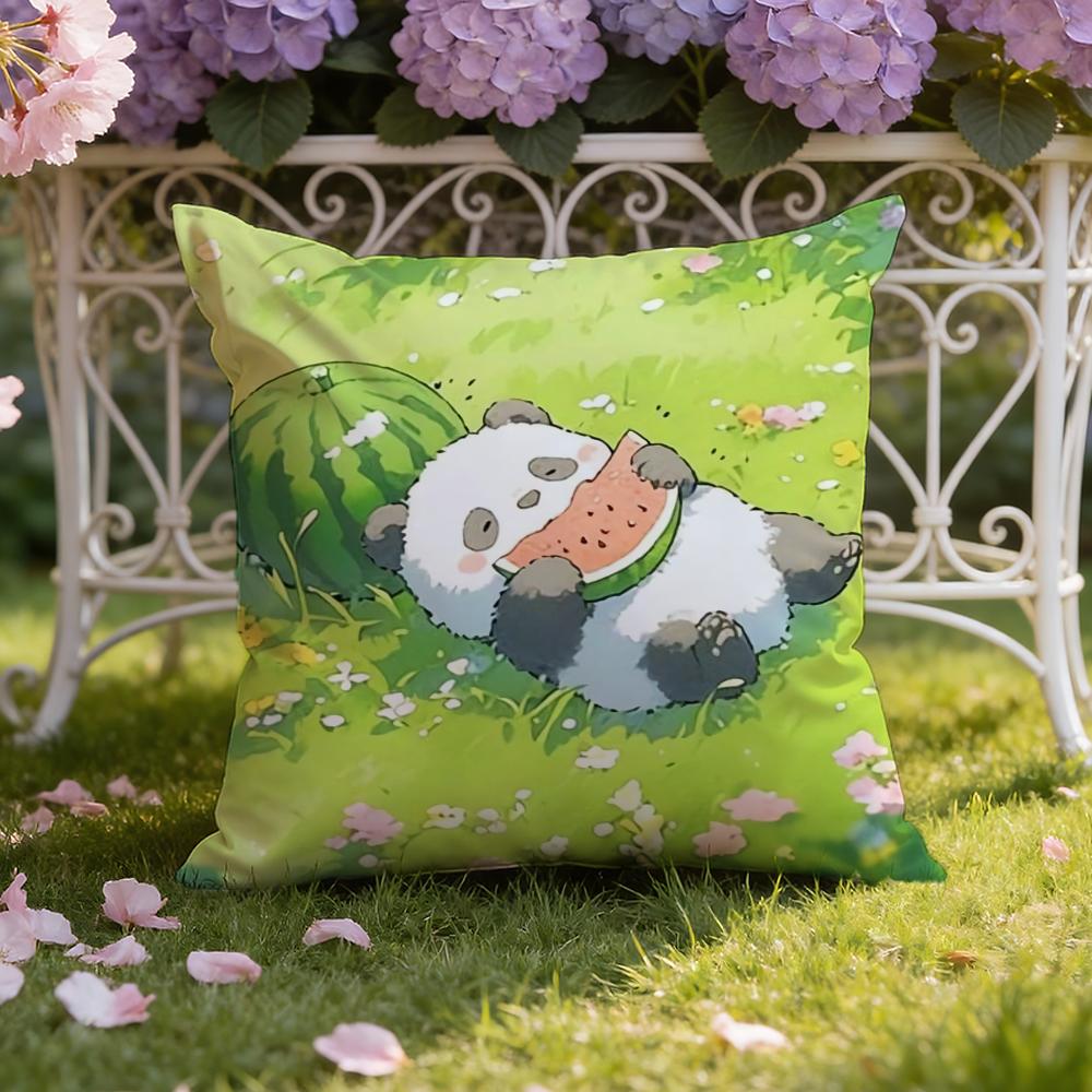 Cartoon Drawing Animal Cushion Cover Home & Car Dual-Scene Pillow Cover: Reversible for Premium Comfort