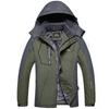 Men Windbreak Winter  Thick Warm Windproof Fur Coats Male Military Plush Hooded Jackets Men's Winter Outdoor Jackets