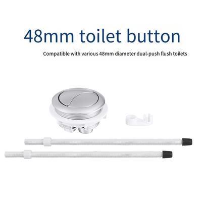 Κουμπί Καζανακίου Μονό Κουμπί Καζανάκι Μέρη Καζανακίου Διακόπτης Νερό Πιεστικά Κουμπιά για Τουαλέτες Διάμετρος Οπής 48mm