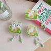 Green Skin Sunflower for AirPods Pro Apple Bluetooth Wireless 2 3rd Generation Earphone Cover Protective Case Female