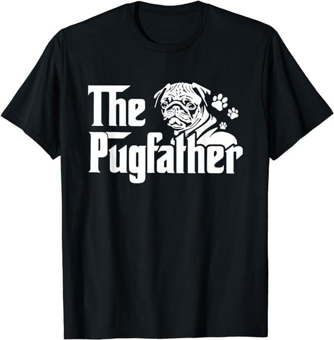 НОВИНКА ОГРАНИЧЕННАЯ Серия The Pugfather Смешная футболка для любителей мопсов Папа-мопс День отца Унисекс Футболка XL
