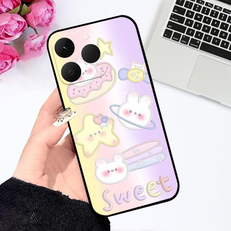 Shockproof Phone Case For Realme 15T 5G Case Soft TPU Silicone Back Cover 15 T RMX5111 RMX5112 Funda 6.57" Camera Protection