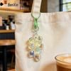 Charming Transparent Acrylic Grape Cluster Keychain - Women's Handbag Accessory & Small Gift
