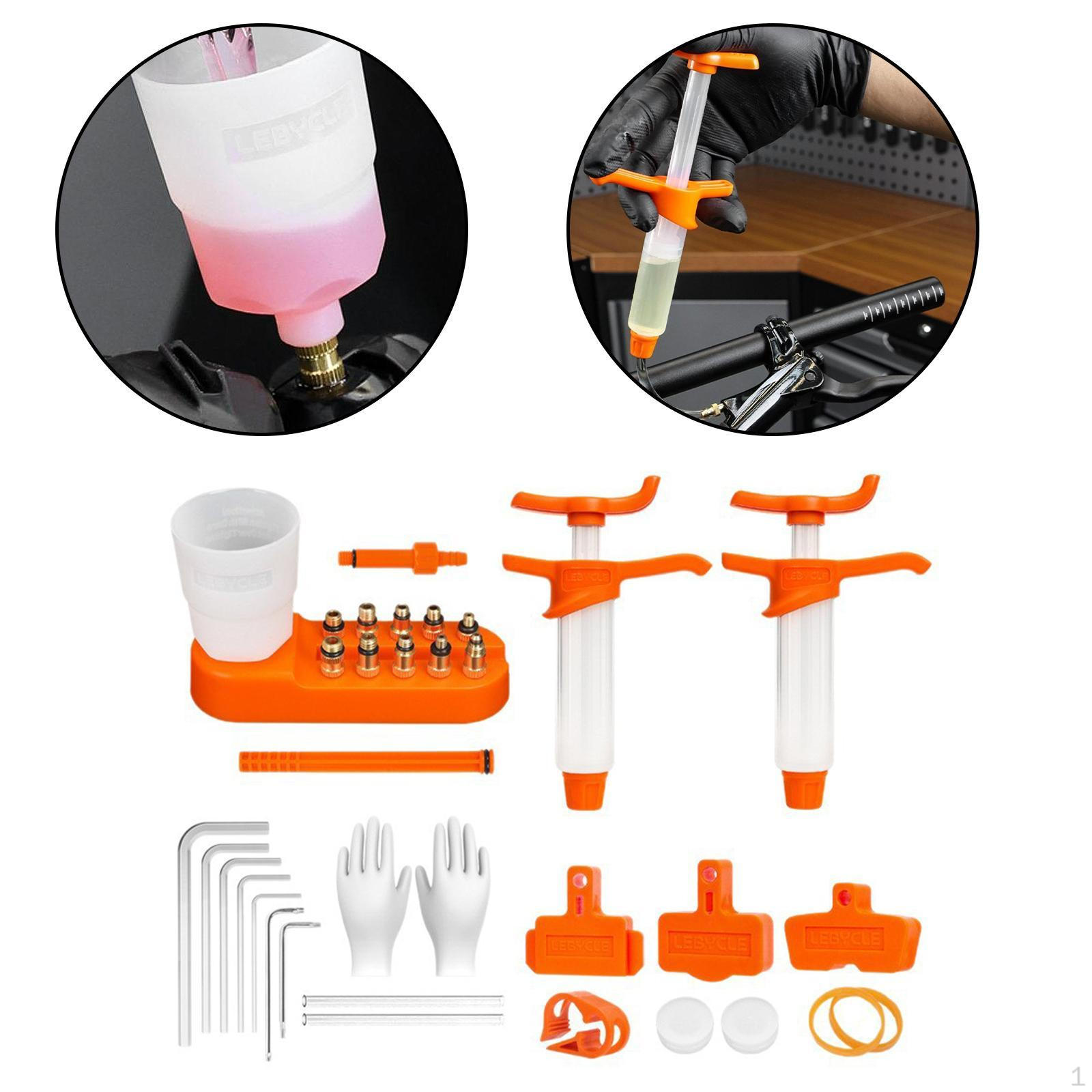 

Bicycle Hydraulic Disc Brake Oil Bleed Set Brakes Bike Change Tool