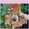 Cute Capybara Keychain Plush Toy Ideal For Gifts Fun Collectible Animal Themed Keyring