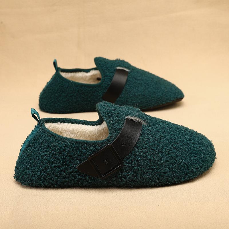 Winter New Couple Plush Cotton Shoes Warm and Light Casual Indoor Lazy Cotton Shoes Home Slippers