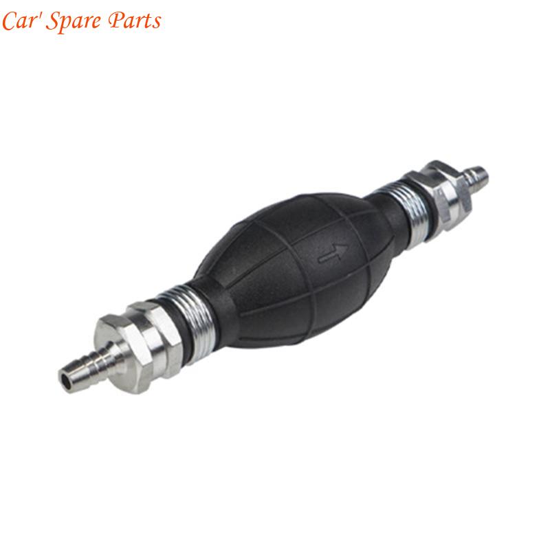 Y4UA Hand Primer Bulb Type Rubber Fuels 6mm/8mm/10mm/12mm Transfer Vacuum Fuels Line Hand Primer for Marine Boats Black