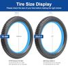 FengCan 20x3.0 Tire, 20x3.0 76-406 Tire and Tube, 32mm Schrader Valve, for 20-inch Fat Bikes and Mountain Bikes, 3.0-inch Section Width (BQ020)