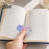 Hands-free Page Holder Shimmer Clip Holder Opener Transparent Thumb Book Reading Accessory Bat Heart Shape Plastic Bookmark for Lovers