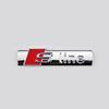 Metal Chrome Black Sline Logo S Line Emblem Car Fender Badge For B A3 A4 A5 A6 A7 Q2 Q5 Q7 Q3 TT S Line Stickers