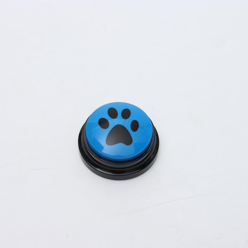 Pet Communication Button Dog Toys Recordable Pet Speaking Training Dog Talking Button Cute Claw Print Pattern Dog Accessories