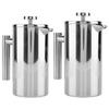 Double Walled Stainless Steel Coffee Maker French Press Tea Pot With Filter  Hand-Made Coffee Utensils For Making Coffee Tea