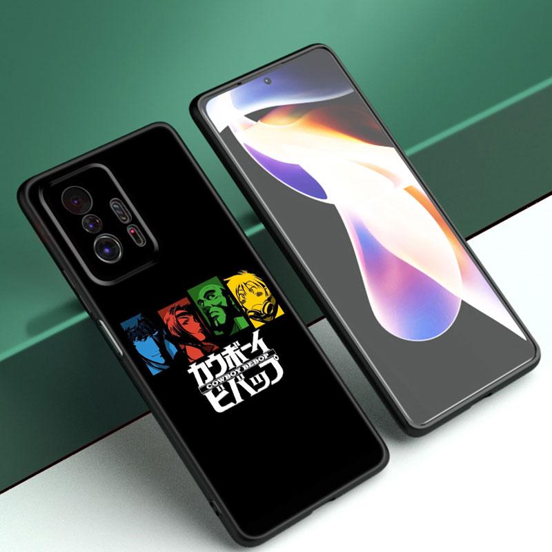 Space Cowboy Bebop Phone Case For Xiaomi Mi A2 8 9 SE Note 10 10T 11 12 Lite 9T 11T 12S 12T Pro A3 6X 12X Soft TPU Black Cover