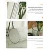 Modern Transparent Flower Vase Striped Style Decorative Bottles  Restaurant Centerpiece