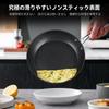 Fijinhom 28cm Poêle Induction Compatible Maximum avec Tous les Feux Plat Haute Température Lave-Vaisselle Facile à et Sans Substances Nocives Poêle, Compatible, Antiadhésif,