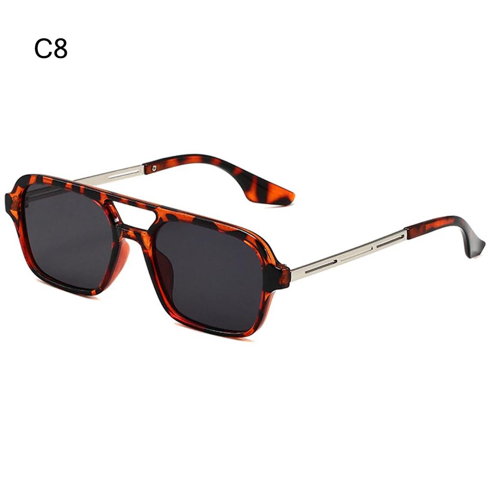 Big Metal Frame Oversized Square Sunglasses for Women & Men Gradient Sunglasses Classic Driving Shades Eyewear UV400 Sun Glasses