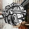 Native American Totem Pole Inspired Umbrella: A Unique Blend of Art and Functionality - Perfect for Outdoor Adventures, Travel Essentials 045