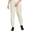 adidas Knitted Sweatpants Women's Light Beige Moderate Cuffed Pants HZ7064