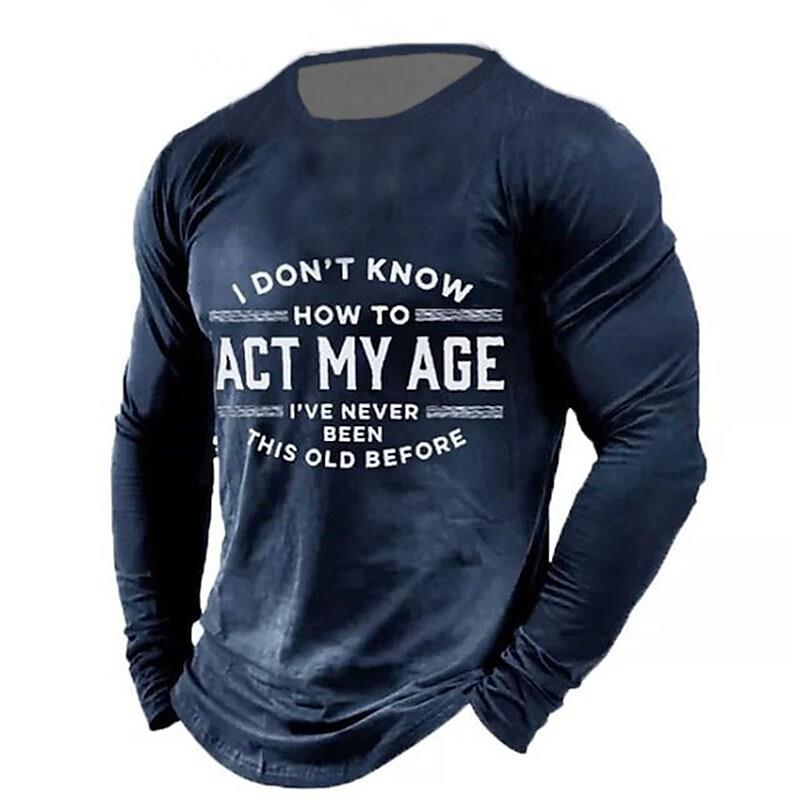 Tees Tops | Clothing | T-shirts | Shirt - Vintage Men's T-shirts 2023 3d Letter Printed