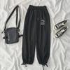 Gray Women's Loose-Fit Lantern Pants - Summer Casual Korean Style