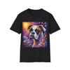 Unisex T-Shirt aus weicher Baumwolle für Hundeliebhaber. Boxer Hund Unisex T-Shirt