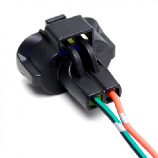 OE-Spec 2-Pin H11 H8 Female Headlight, Fog Light Socket W/ Pigtails For Nissan