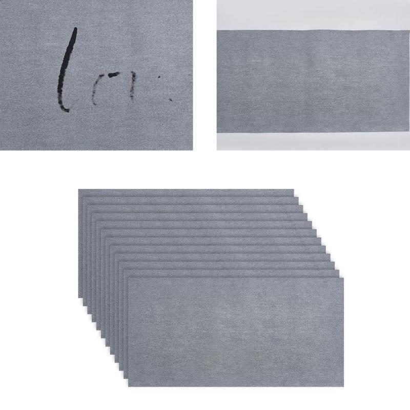 16Pieces Chinese Calligraphy Set for Beginner Includes 3 Wood Handle Brush 12 Water Writing Cloth Paper and Inks Dish