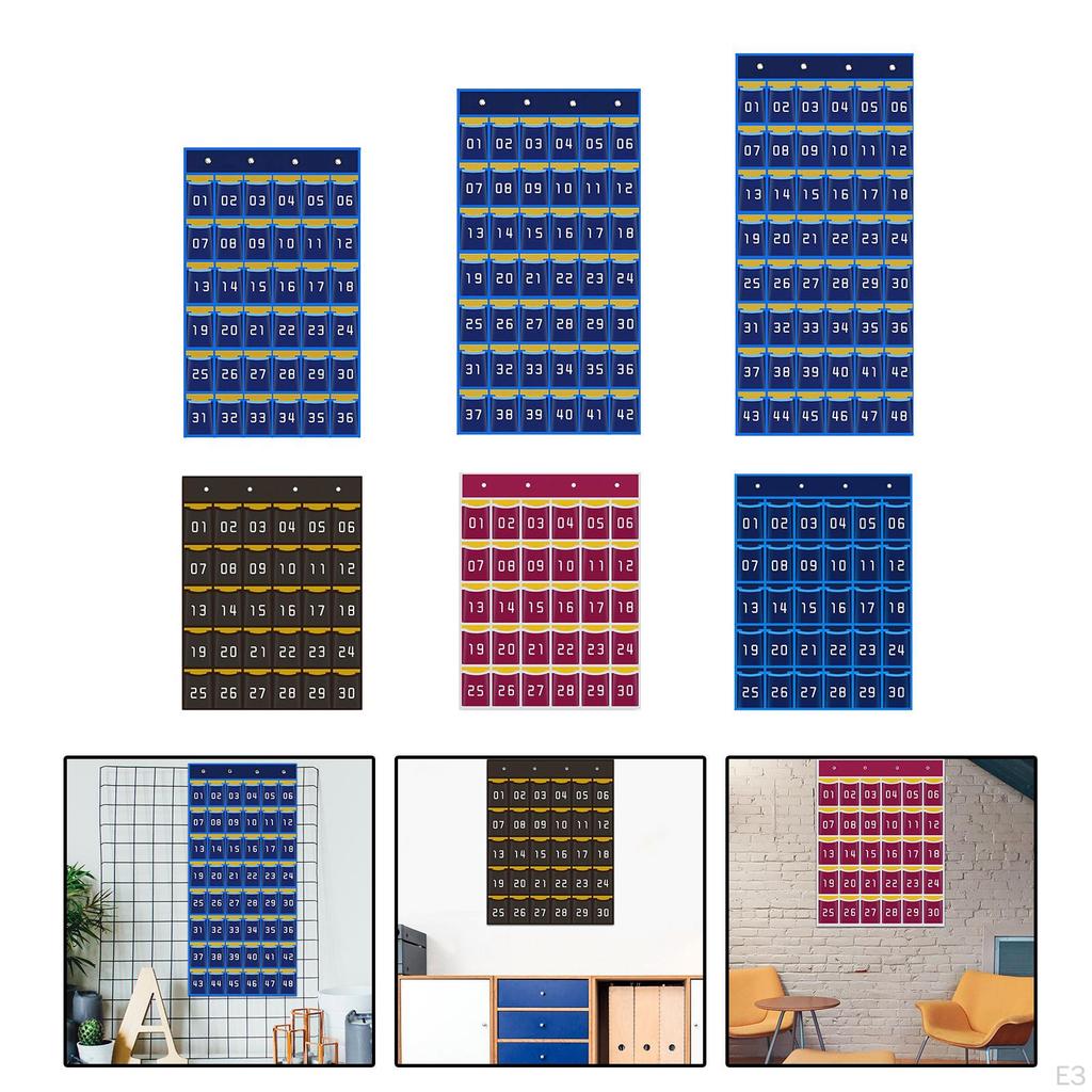 Wiszący organizer do przechowywania w klasie na urządzenia elektroniczne - Rozwiązanie oszczędzające miejsce