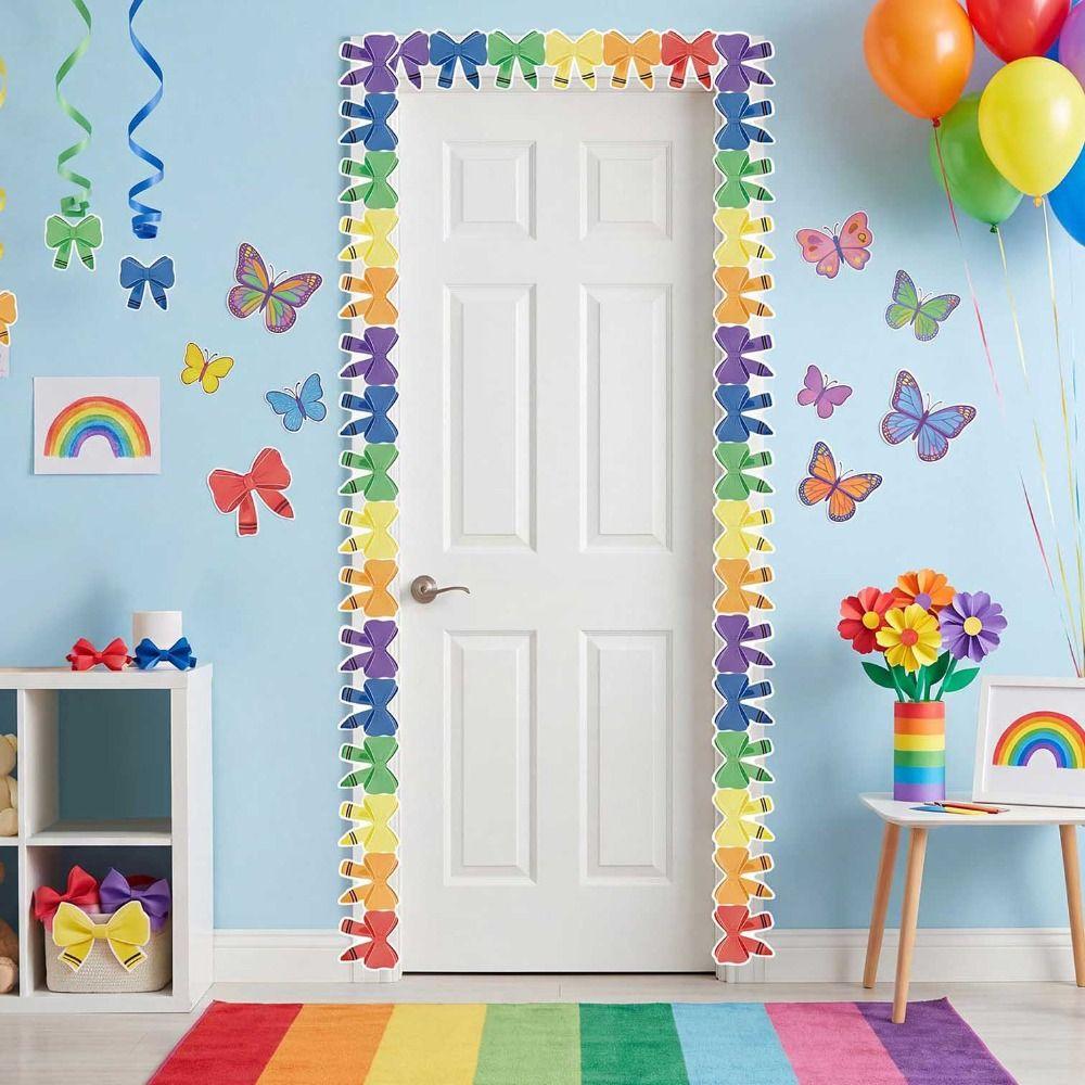 Self-Adhesive Bulletin Board Trim Blackboard Decorative Stickers  for Classroom Decorations