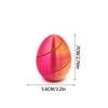 1Pc 3D Print Spiral Eggs Impossible Shuttle Toys Passthrough Sculpture Mini Vortex Thread Illusion Home Desktop Decor Toy