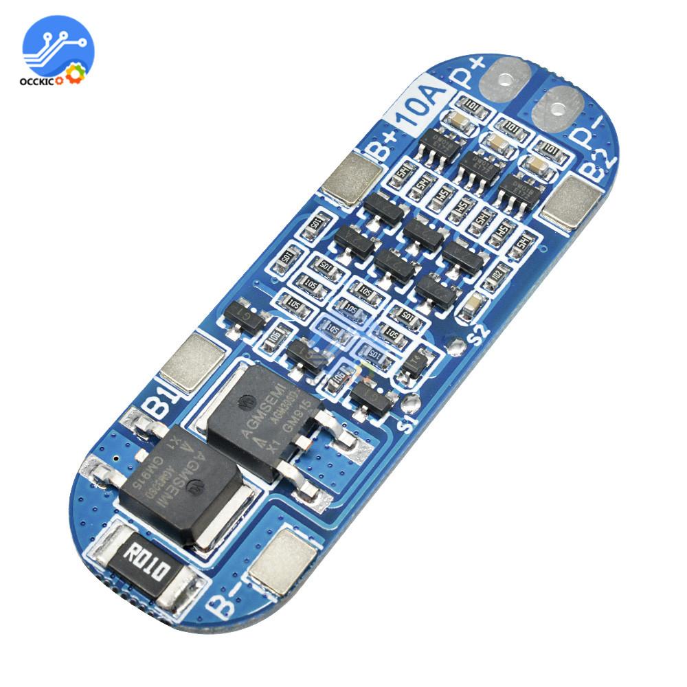 Bms 3s Li-ion Lithium Battery Protectiong Board 18650 Charger Protection Balancer PCB BMS 10A Module 12.6V Equalizer Board