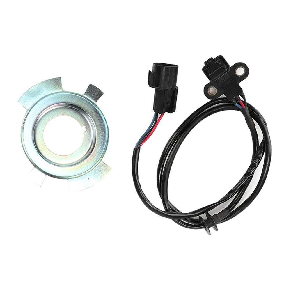 4D56 Engine Crankshaft Position Sensor + Angle Sensing Blade For Mitsubishi Pajero Montero Sport L200 MD342826 MD348238