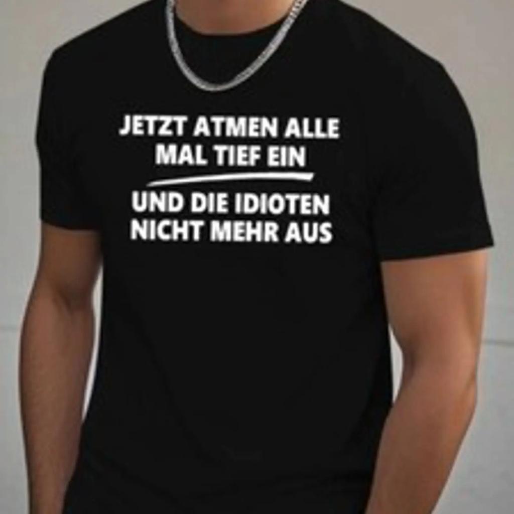 Jetzt Atunisex Alle Mal Tief Ein Idioten Nicht Mehr Aus Herren Fun T Shirt Spruch Vintage Graphic Comfortable