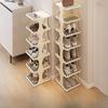 Compact Shoe Rack - Perfect for Small Spaces and Narrow Entryways - Multi-Layer Shoe Storage Cabinet for Home, Office, or Dormitories