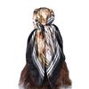 1Pcs Tulip Bouquet Printed Silk Scarf For Women Imitation Silk Fashion Versatile 90Cm Satin Large Square Scarf Headscarf
