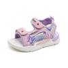 Girls sandals 2025 summer new children's beach shoes little girl cartoon shoes baby girl soft-soled princess shoes