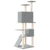 Scratching Post with Sisal Scratching Posts Light Grey 153 cm
