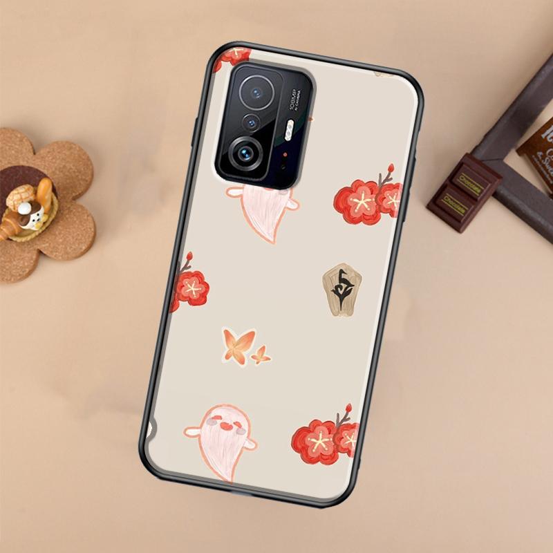 Hu Tao Genshin Impact Cartoon Case For Xiaomi POCO X7 X6 Pro X3 X5 M6 F3 F5 F6 Pro 11T 12T 13T 14T Pro 13 14 Ultra Cover