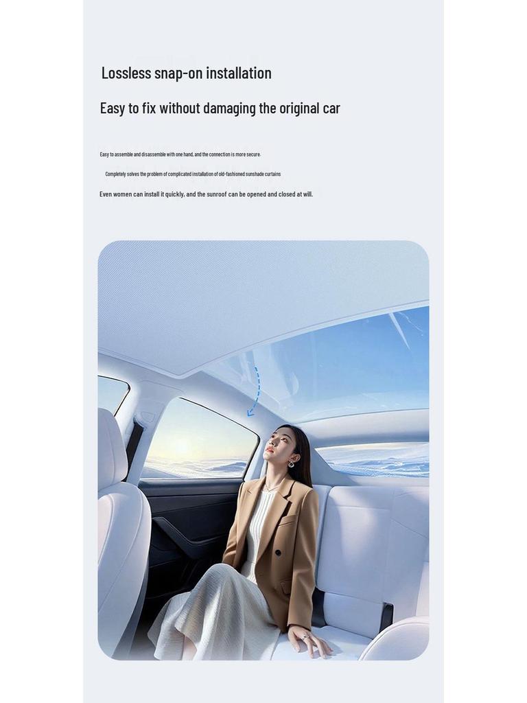 Toyota Camry Anti-UV Graphene Sunroof Sunshade Canopy.