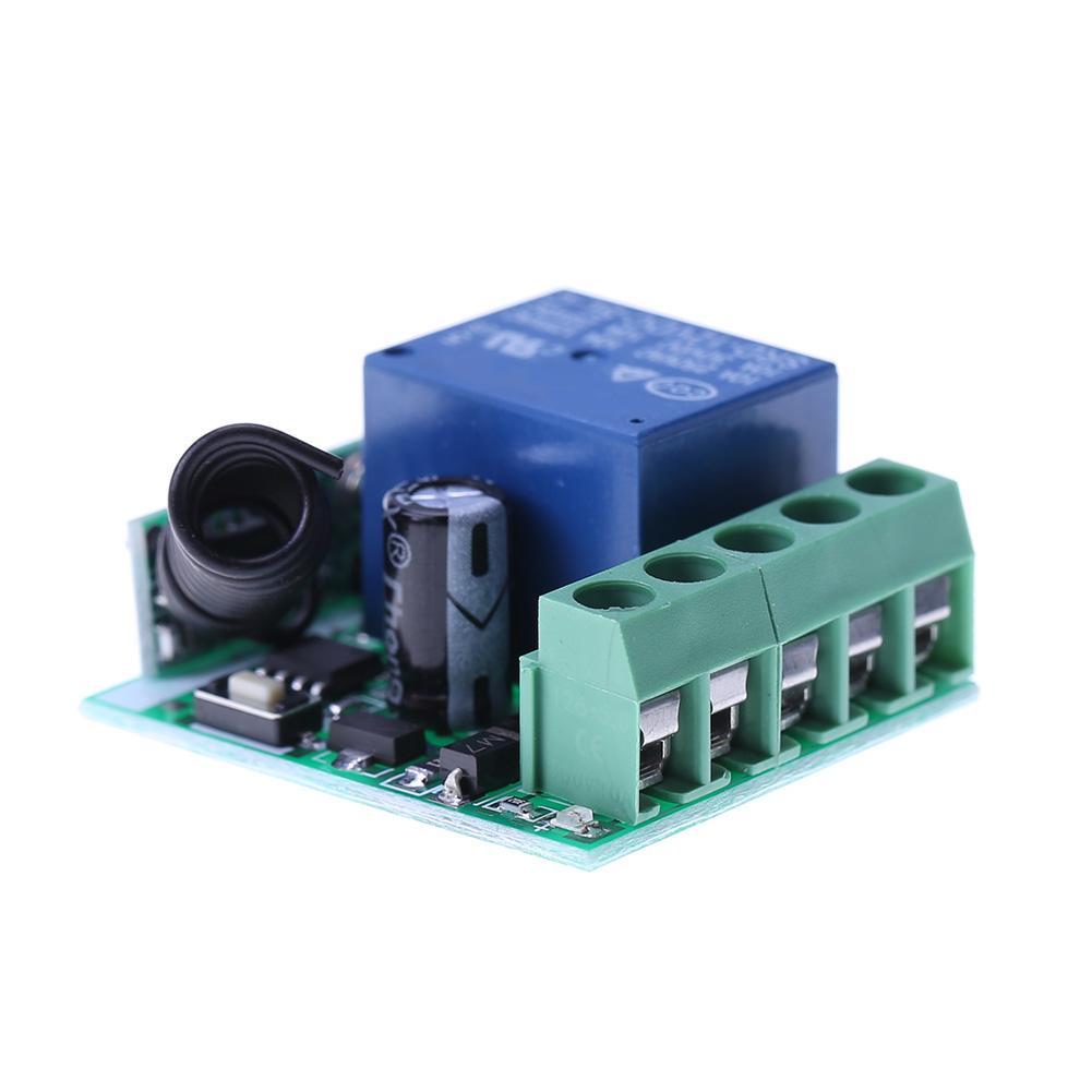 Universal Remote Control Relay Receiver 1CH Controller 433MHZ RF Remote Control DC12V for LED Electronic Lock