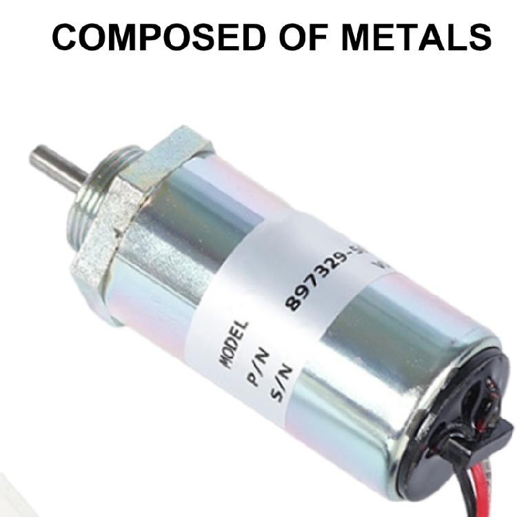 897329-5680 Engine Fuel Shut Offs Solenoid Valves 12V for 3LD1 3LD2 4LE1 Engine Car Accessories