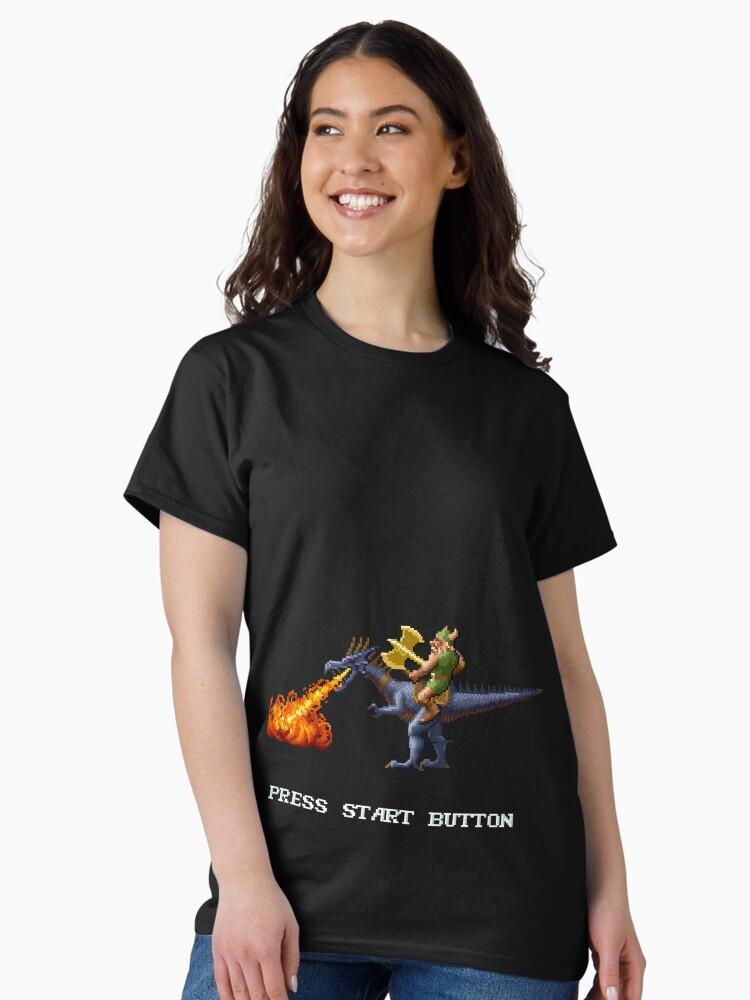 Golden Axe Golden Axe Pixel Style- Retro Dos Game Fan Shirt 2 Classic T-Shirt