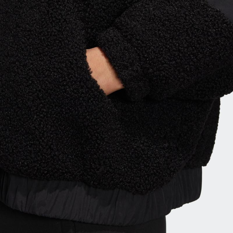 Adidas Colorblock Striped Jacket Women Jackets Black HM7455