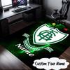 Custom Name Galactic Shield Emblem Rug for Living Room, Game Rooms, Office, Bedroom, Floor Mat Playful Design, Fan Gifts Christmas Decor