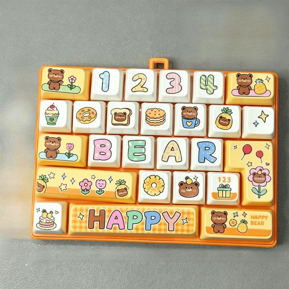 Mini Keyboard Mechanical Keyboard Keychain 26 Key Mechanical Keyboard Toy Small Gift