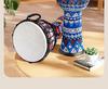 African Children's Lightweight Hand Drum - Large, 8" Percussion Instrument, Set of 6, No Tuning Required