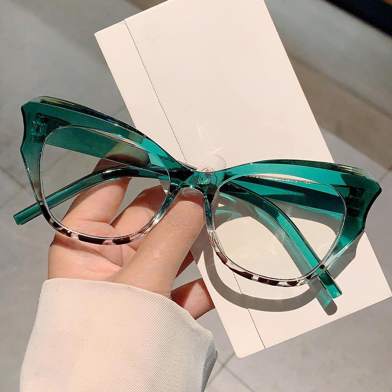 Anti Blue Light blocking Cat Eye Eyeglasses Ladies For Female Classic Sun Glasses Luxury Designer Style Style Colorful Glasses Spectacle Frame Frame